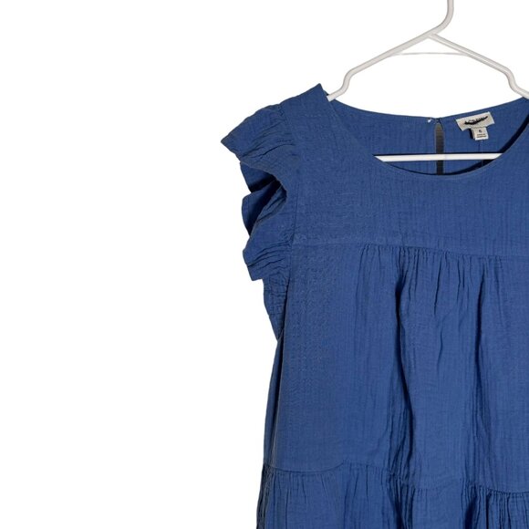 J. Crew Factory Mini Gauze Dress Women's Size 6 in Blue New With Tags! - Picture 3 of 5